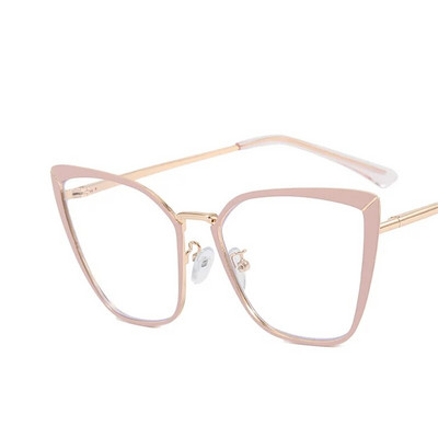 Luksusa Dizaineru Saulesbrilles Sieviešu Kaķu Acs Metāla Briļļu Rāmji Vēsas Vasaras Pludmales Brilles Modes Optiskās Brilles