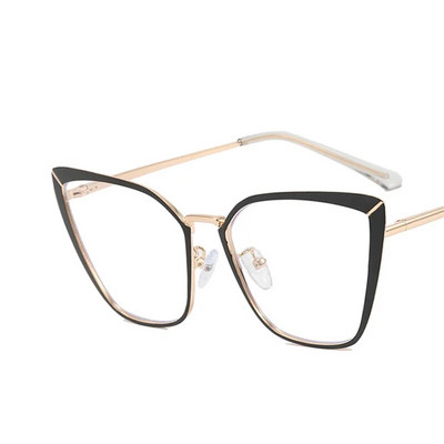 Luksusa Dizaineru Saulesbrilles Sieviešu Kaķu Acs Metāla Briļļu Rāmji Vēsas Vasaras Pludmales Brilles Modes Optiskās Brilles
