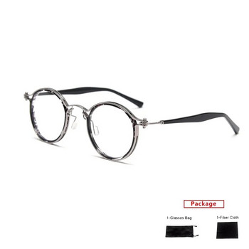 mimiyou Acetate+Alloy Пънк рамка за очила Дамски оптични очила против синя светлина Рамка за мъжки очила Прозрачни UV400 компютърни очила