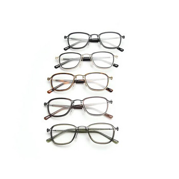 mimiyou Acetate+Alloy Пънк рамка за очила Дамски оптични очила против синя светлина Рамка за мъжки очила Прозрачни UV400 компютърни очила