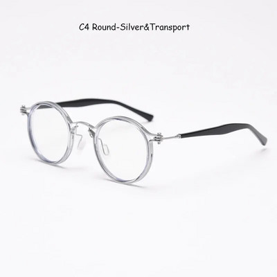 mimiyou Acetāta+sakausējuma panku briļļu ietvars sievietēm pretzilas gaismas optiskās brilles vīriešiem briļļu ietvars caurspīdīgs UV400 datora brilles