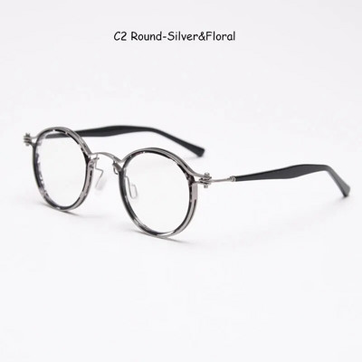 mimiyou Acetāta+sakausējuma panku briļļu ietvars sievietēm pretzilas gaismas optiskās brilles vīriešiem briļļu ietvars caurspīdīgs UV400 datora brilles