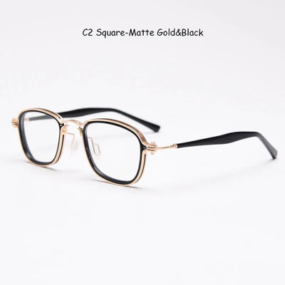 mimiyou Acetāta+sakausējuma panku briļļu ietvars sievietēm pretzilas gaismas optiskās brilles vīriešiem briļļu ietvars caurspīdīgs UV400 datora brilles