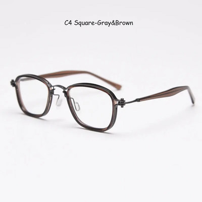 mimiyou Acetāta+sakausējuma panku briļļu ietvars sievietēm pretzilas gaismas optiskās brilles vīriešiem briļļu ietvars caurspīdīgs UV400 datora brilles