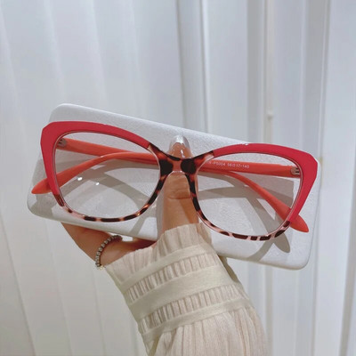 Klasisks briļļu ietvars Retro sieviešu kaķa acs pret radiāciju zilu gaismu bloķējošas brilles aizsargbrilles datora ekrāns 2024