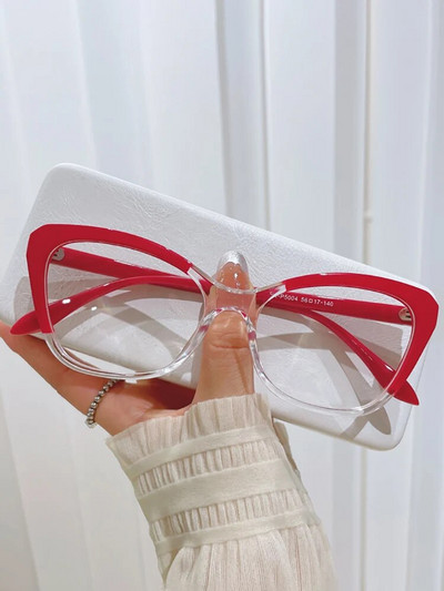 Klasisks briļļu ietvars Retro sieviešu kaķa acs pret radiāciju zilu gaismu bloķējošas brilles aizsargbrilles datora ekrāns 2024