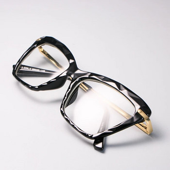 H45591 Γυναικείο σκελετό σε στυλ διαμαντιού μόδας Τετράγωνα γυαλιά Σκελετοί Οπτικά γυαλιά υπολογιστή
