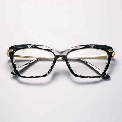 H45591 Moda pentru femei Rama stil diamant Rame ochelari patrati Ochelari optici pentru calculator