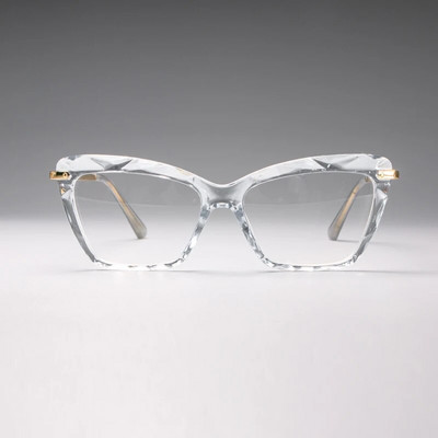 H45591 Moda pentru femei Rama stil diamant Rame ochelari patrati Ochelari optici pentru calculator