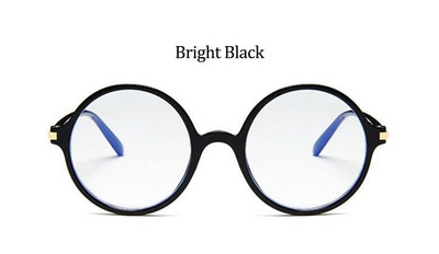 Retro apaļi pretzilu briļļu ietvari Modes lielizmēra caurspīdīgi optisko briļļu ietvari sievietēm recepšu brilles