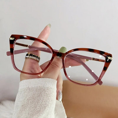 56772 Uus mood kassisilm, optiline prilliraam, ruudukujuline, suur anti-sinine arvutiprillid, retseptiprillid