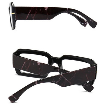 Нова марка Квадратни очила против синя светлина Дамски прозрачни лещи Черни големи рамки за очила Модни сенници за компютърни очила