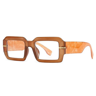 Jauns zīmols Anti Blue Light kvadrātveida brilles sievietēm caurspīdīgas lēcas melnas liela izmēra briļļu ietvari Modes datoru briļļu žalūzijas