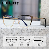 Ralferty dekoratiivsed sinised heledad prillid naiste arvutiprillide raam naistele läbipaistvad pimestamisvastased metallist prillid Oculos