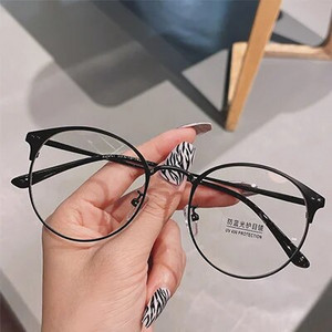 Vintage apaļas brilles sievietēm bez kvalitātes dioptrijas recepšu caurspīdīgas lēcas sieviešu briļļu rāmis 2022 Trend Myopia Optic Rāmis