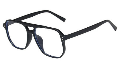 Suured topeltsilla prillid naistele Vintage piloot Anti Blue Light prilliraam Naiste optiline arvuti prill