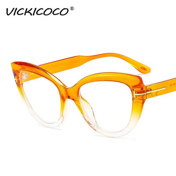 Vintage γυαλιά ηλίου Cateye Γυναικεία ρετρό γυαλιά ηλίου Big Cat Eye Επωνυμία σχεδιαστής Διαφανής φακός γυαλιά Γυναικεία Oculos De Sol