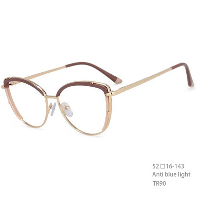 54278 Plastmasas Titanium Zero Brilles Anti Blue Light Optical Brilles Rāmji Sieviešu Tr90 Modes Datorbrilles