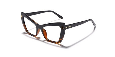 Vintage nove ukrasne naočale s mačjim okom Ženske modne plastične prozirne naočale s dioptrijskim okvirom za naočale