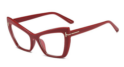 Vintage nove ukrasne naočale s mačjim okom Ženske modne plastične prozirne naočale s dioptrijskim okvirom za naočale