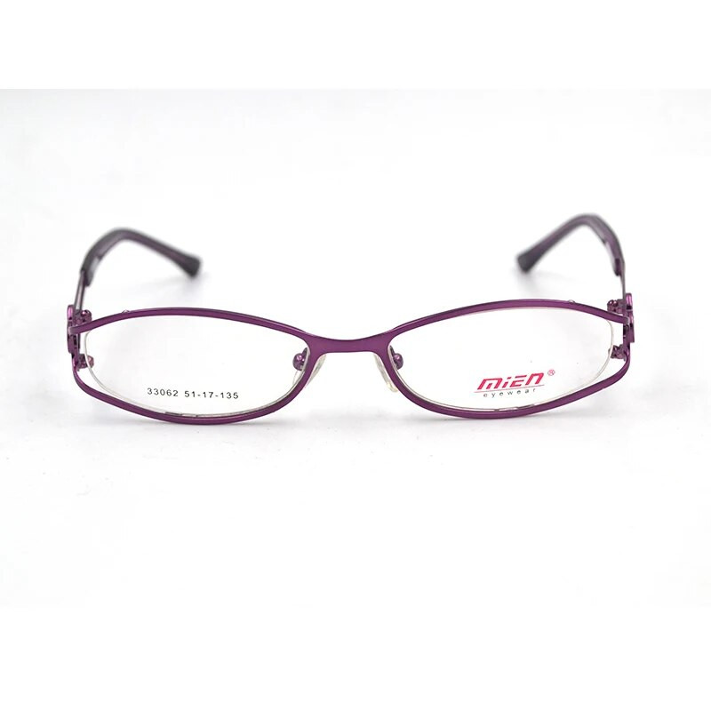 Sieviešu caurspīdīgās brilles pakāpes brilles datora brilles Hollow Out Temple Heart Design Modes Miopija Briļļu rāmis D5