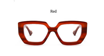 2022. gada melns, liels ietvars sieviešu briļļu ietvari Luksusa modes kvadrātveida caurspīdīgas vintage brilles Lielizmēra brilles