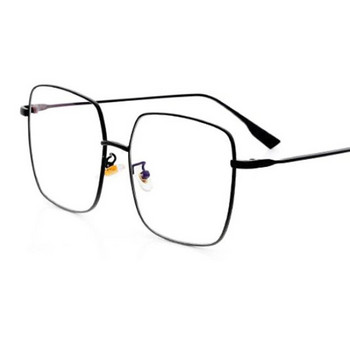Big Frame Γυαλιά Γυναικεία Υπερμεγέθη Τετράγωνα Γυαλιά Οράσεως Χρυσά Γυαλιά Σκελετός Clear Lens Γυαλιά Οπτικά Myopia Nerd Glasses