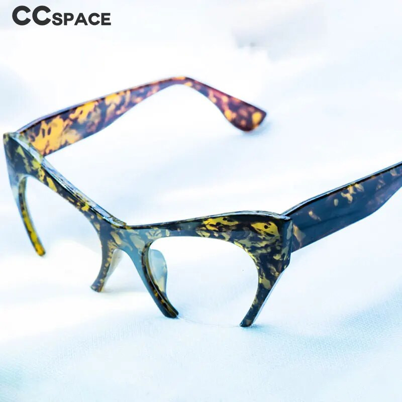 45292 Retro pusrāmju kaķu brilles rāmji sieviešu optiskās modes brilles datoru brilles recepšu brilles