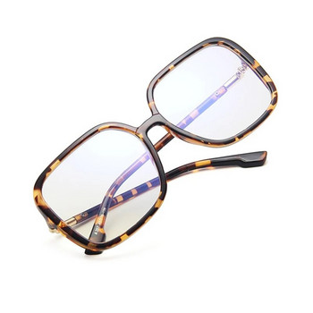компютърни очила със синя светлина Големи квадратни стъклени рамки за очи за жени Ретро винтидж прозрачни Дамски прозрачни очила Оптична рамка