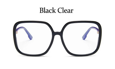 računalne plave svjetlosne naočale Big Square eye stakleni okvir za žene Retro vintage prozirne ženske prozirne naočale Optički okvir