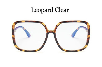 računalne plave svjetlosne naočale Big Square eye stakleni okvir za žene Retro vintage prozirne ženske prozirne naočale Optički okvir