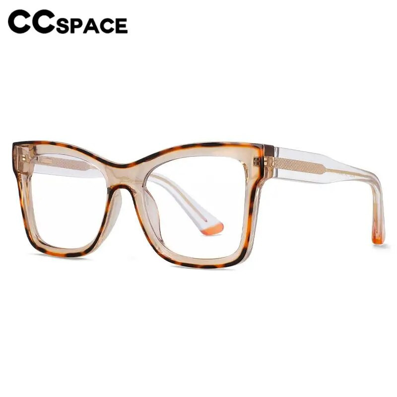 56624 jauns acetāta briļļu ietvars Fashion dzidrs divu krāsu savienojuma optiskais briļļu ietvars atsperes eņģes pretzilas datora brilles