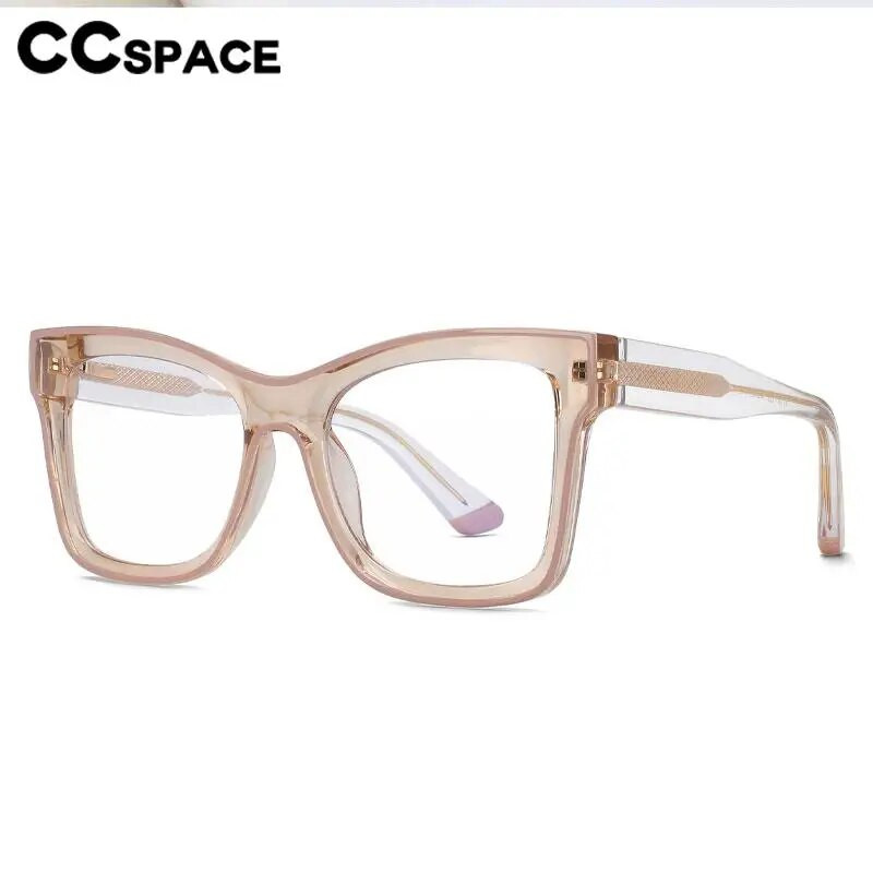 56624 jauns acetāta briļļu ietvars Fashion dzidrs divu krāsu savienojuma optiskais briļļu ietvars atsperes eņģes pretzilas datora brilles
