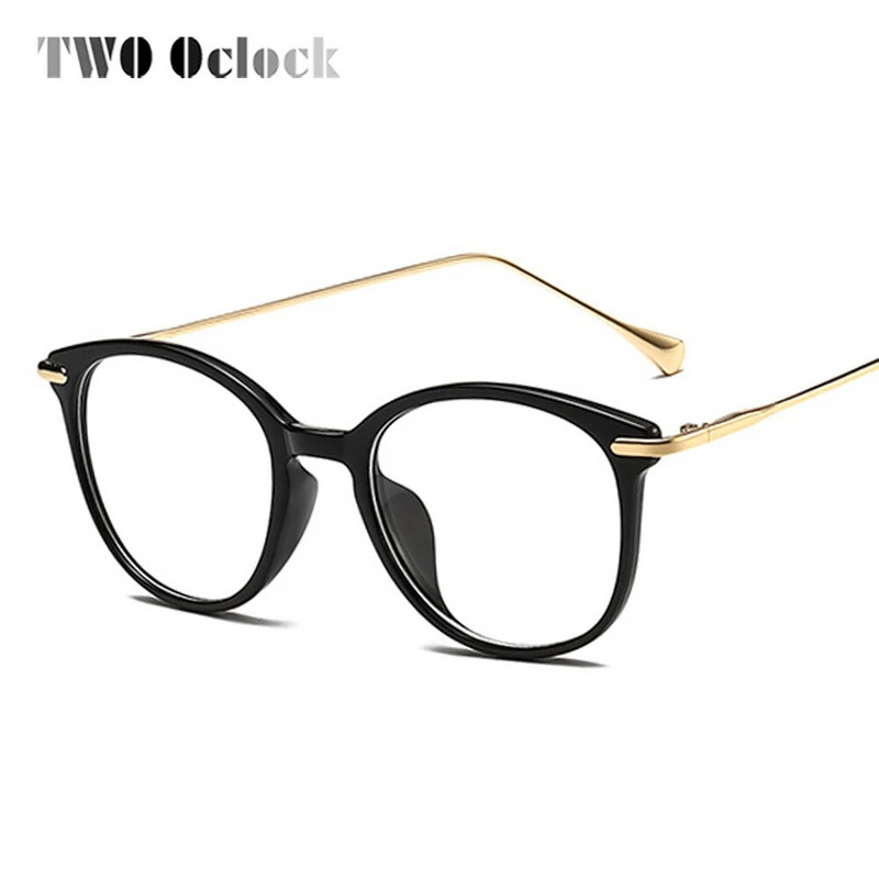 TWO Oclock Rac rotund pentru ochelari pentru femei Ochelari prescripți 0 Tendințe dioptrii Rame optice Ochelari de designer elegant