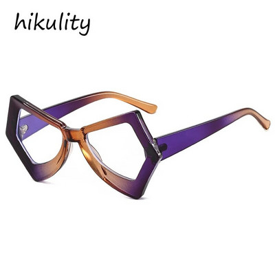 Vintage Poligon Butterfly Butterfly Cat Eye Anti-blue Light naočale za žene Nova moda Rainbow okvir za računalne naočale Lady Shades