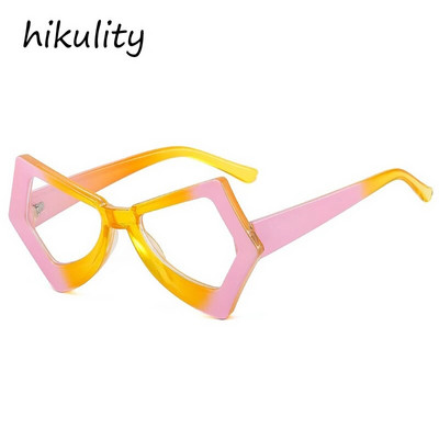 Vintage Poligon Butterfly Butterfly Cat Eye Anti-blue Light naočale za žene Nova moda Rainbow okvir za računalne naočale Lady Shades