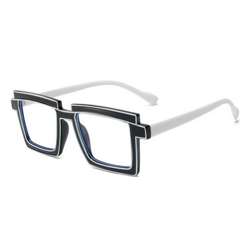 2023 Нова модна анимационна квадратна анти-синя рамка за очила Дамски ретро оптични очила Женски цветни очила Oculos Gafas