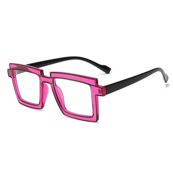 2023 Нова модна анимационна квадратна анти-синя рамка за очила Дамски ретро оптични очила Женски цветни очила Oculos Gafas