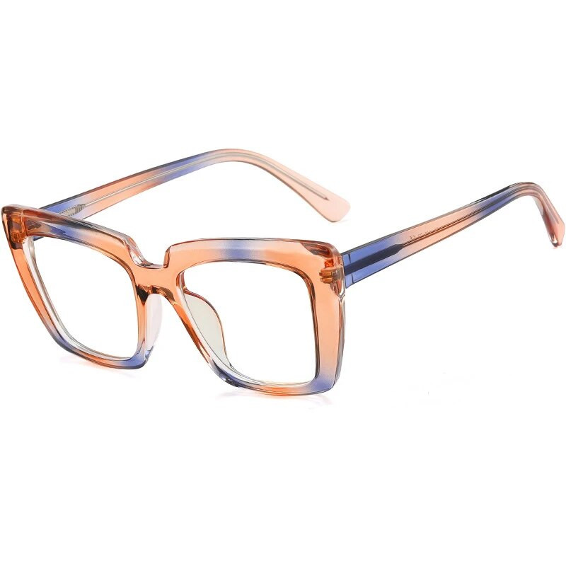 Novi četvrtasti okviri za naočale protiv plave svjetlosti Ženske modne optičke dioptrijske naočale TR90 Naočale za optičke naočale