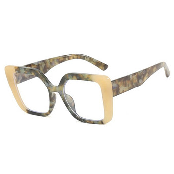 Цветни квадратни рамки за очила Дамски ретро прозрачни оптични очила против синя светлина Дамски модни модни компютърни очила с котешко око