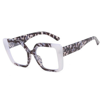 Цветни квадратни рамки за очила Дамски ретро прозрачни оптични очила против синя светлина Дамски модни модни компютърни очила с котешко око