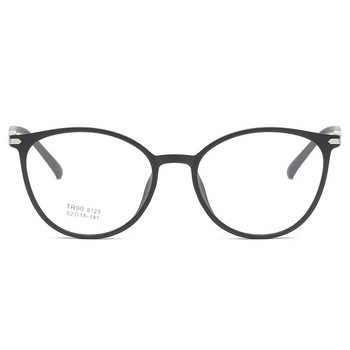 Reven Jate Round Glasses Frame Woman Glasses Retro Miopia Optical Frames Metal Clear Lenses Black Gold Eyeglasses Oculos