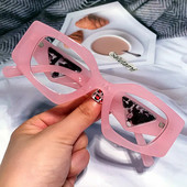 Μοναδικά Irregular Cat Eye Anti-Blue Light γυαλιά Γυναικεία Vintage Candy Χρώμα Ροζ Μπλε Clear Αποχρώσεις σκελετού γυαλιών υπολογιστή