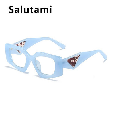 Μοναδικά Irregular Cat Eye Anti-Blue Light γυαλιά Γυναικεία Vintage Candy Χρώμα Ροζ Μπλε Clear Αποχρώσεις σκελετού γυαλιών υπολογιστή