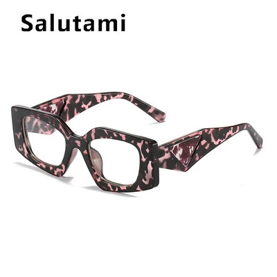 Μοναδικά Irregular Cat Eye Anti-Blue Light γυαλιά Γυναικεία Vintage Candy Χρώμα Ροζ Μπλε Clear Αποχρώσεις σκελετού γυαλιών υπολογιστή