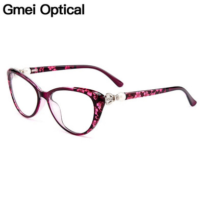 Gmei Optical Ultralight TR90 Cat Eye ženski okviri za optičke naočale Okviri za naočale za žene Naočale za kratkovidnost i dalekovidnost M1711