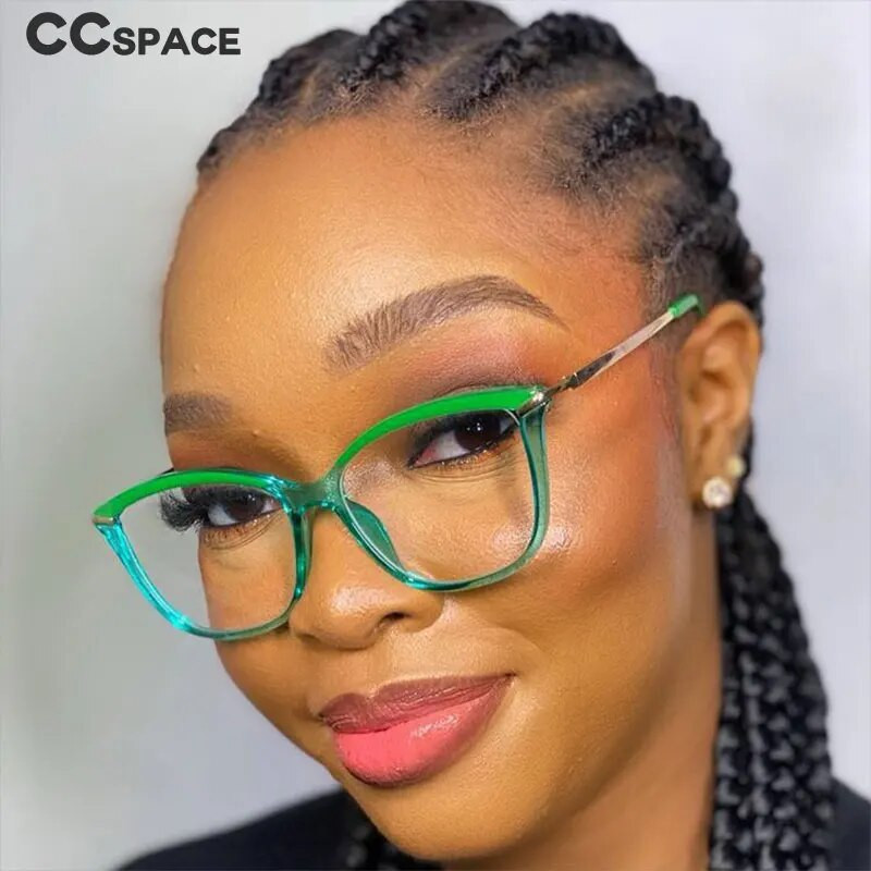 53332 Vintage kassisilmade prillide raam Naiste ruudu lühinägelikkus Optilised prillid Retseptiga prillide raam Dekoratiivprillid