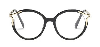 45103 Apaļi briļļu ietvari sievietēm Cat Eye Zīmola dizainers Optiskās brilles Modes brilles