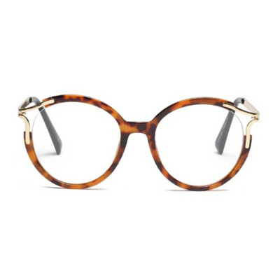 45103 Apaļi briļļu ietvari sievietēm Cat Eye Zīmola dizainers Optiskās brilles Modes brilles