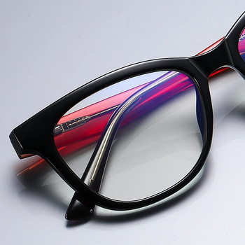 Дамски актуални дамски очила, блокиращи синя светлина, рамка за малки очила в стил на лице с пружинна панта Очила за радиационна защита